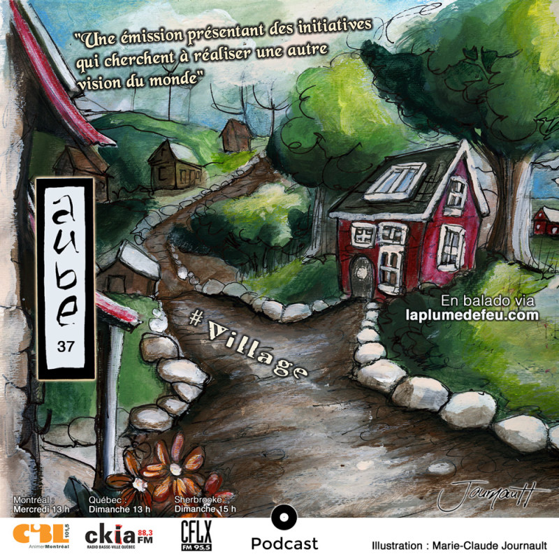 Aube-37-Village-Emission-Radio-Illustration-Marie-Claude-Journault